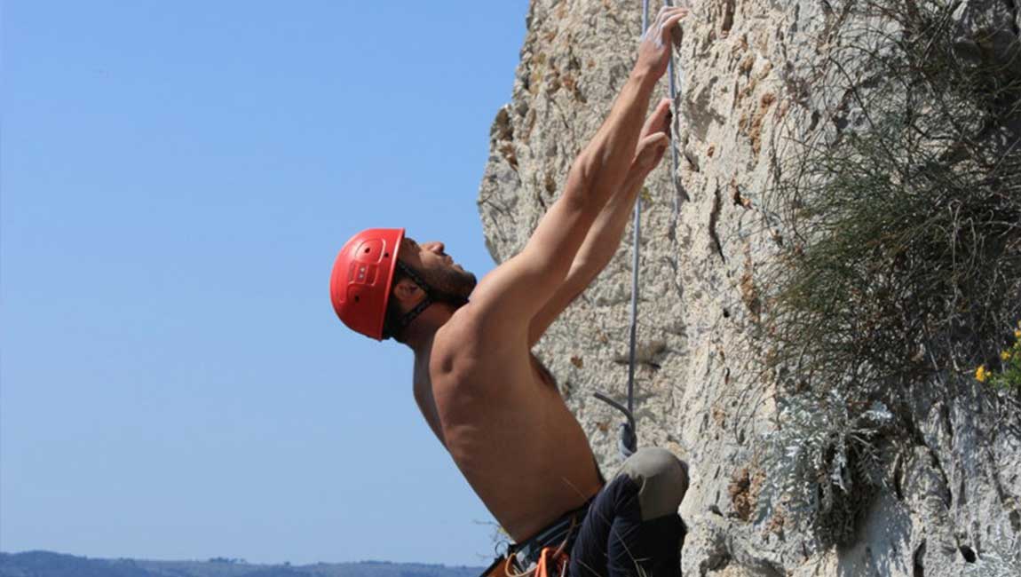 Rock Climbing Split