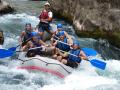 Rafting on cetina from Split