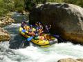 Rafting on cetina from Split