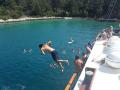 Two islands swimming tour from Split